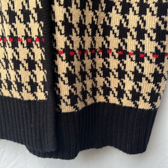 NWT Anne Klein Houndstooth Sweater Cardigan.  SzLG - Picture 5 of 16